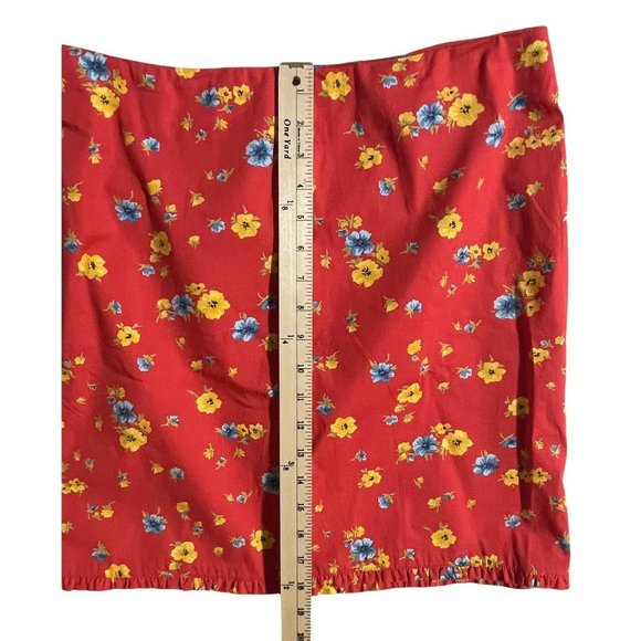 Jones New York Petites Stretch Floral Mini Skirt Size 12P - Picture 3 of 9